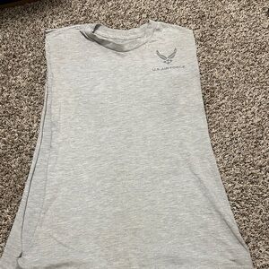 U.S. Air Force Gray Sleeveless T-Shirt